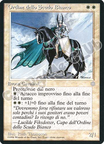 Ordine dello Scudo Bianco non comune (IT) -NEAR MINT-