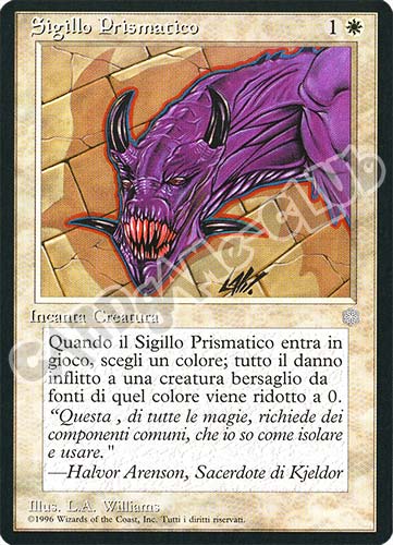 Sigillo Prismatico comune (IT) -NEAR MINT-