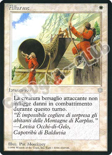 Allarme comune (IT) -NEAR MINT-