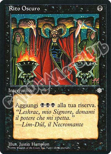 Rito Oscuro comune (IT) -NEAR MINT-