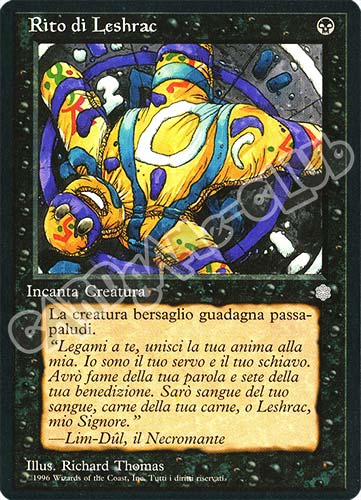 Rito di Leshrac non comune (IT) -NEAR MINT-