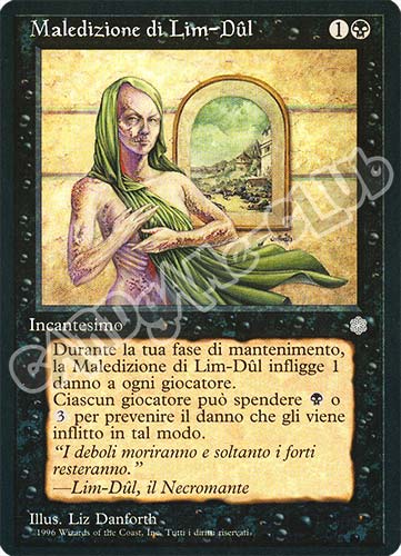 Maledizione di Lim-Dul non comune (IT) -NEAR MINT-