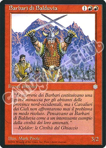 Barbari di Balduvia comune (IT) -NEAR MINT-
