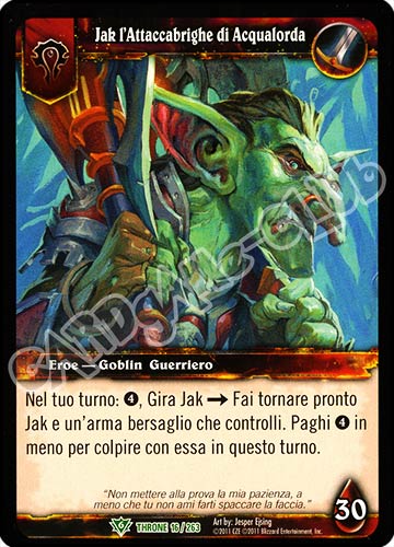 Jak l'attacabrighe di Acqualorda non comune (IT) -NEAR MINT-