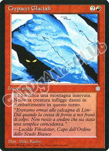 Crepacci Glaciali rara (IT) -NEAR MINT-