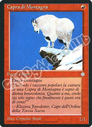 Capra di Montagna comune (IT) -NEAR MINT-