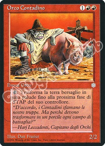 Orco Contadino comune (IT) -NEAR MINT-