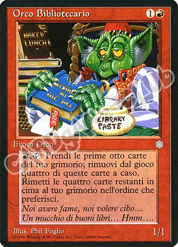 Orco Bibliotecario rara (IT) -NEAR MINT-