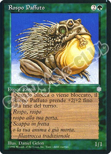Rospo Paffuto comune (IT) -NEAR MINT-