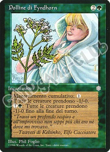 Polline di Fyndhorn rara (IT) -NEAR MINT-