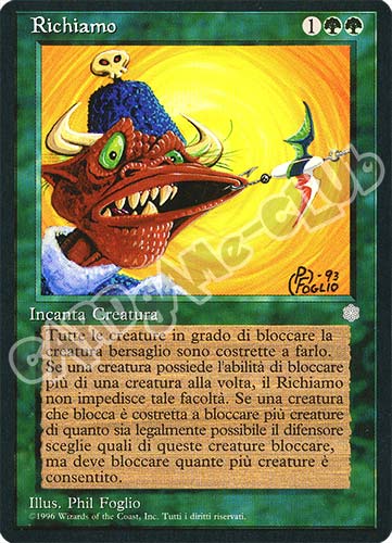 Richiamo non comune (IT) -NEAR MINT-