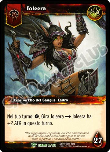 Joleera non comune (IT) -NEAR MINT-