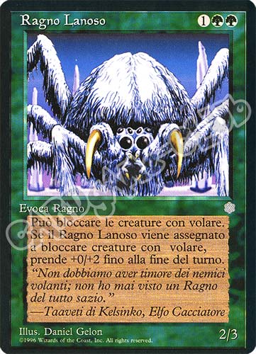 Ragno Lanoso comune (IT) -NEAR MINT-