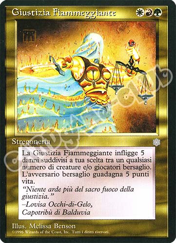 Giustizia Fiammegiante rara (IT) -NEAR MINT-