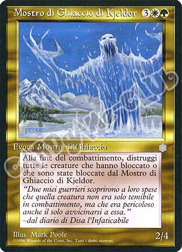 Mostro di Ghiaccio di Kjeldor non comune (IT) -NEAR MINT-