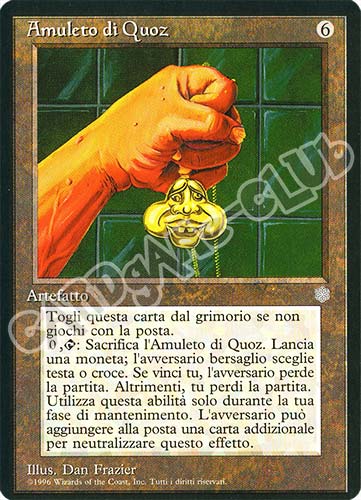 Amuleto di Quoz rara (IT) -NEAR MINT-