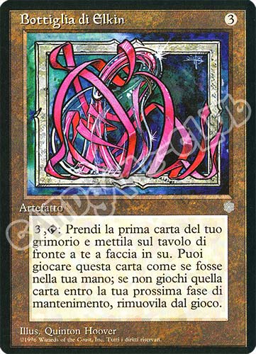 Bottiglia di Elkin rara (IT) -NEAR MINT-