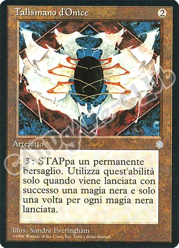 Talismano d'Onice non comune (IT) -NEAR MINT-