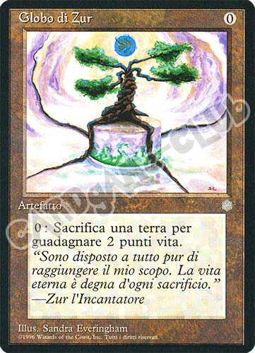 Globo di Zur non comune (IT) -NEAR MINT-