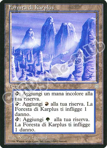 Foresta di Karplus rara (IT) -NEAR MINT-