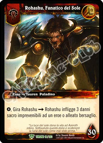 Rohashu, Fanatico del Sole non comune (IT) -NEAR MINT-