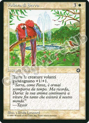 Voliera di Serra rara (IT) -NEAR MINT-