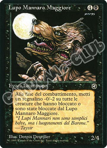 Lupo Mannaro Maggiore comune (IT) -NEAR MINT-