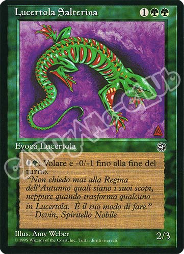 Lucertola Salterina comune (IT) -NEAR MINT-