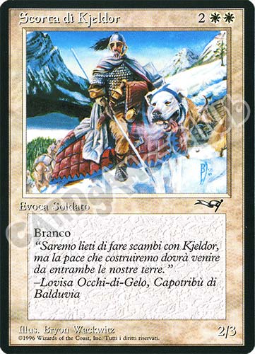 Scorta di Kjeldor comune (IT) -NEAR MINT-