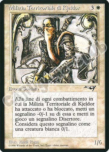 Milizia Territoriale di Kjeldor non comune (IT) -NEAR MINT-