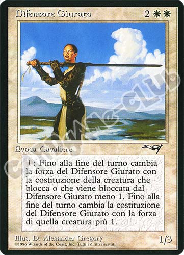 Difensore Giurato rara (IT) -NEAR MINT-