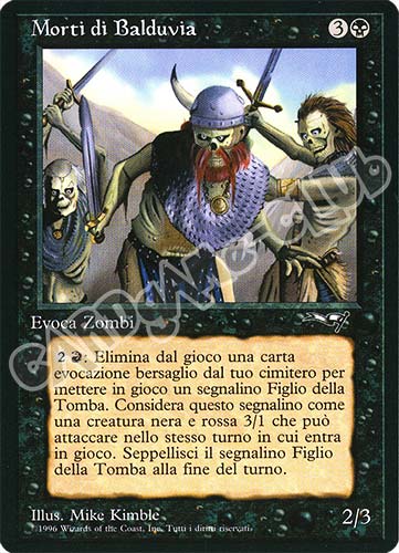 Morti di Balduvia rara (IT) -NEAR MINT-