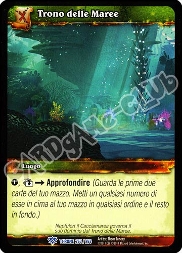Trono delle Maree rara (IT) -NEAR MINT-