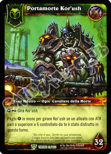 Portamorte Kor'ush non comune (IT) -NEAR MINT-