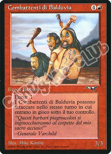 Combattenti di Balduvia comune (IT) -NEAR MINT-