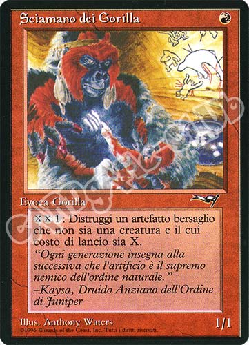 Sciamano dei Gorilla comune (IT) -NEAR MINT-
