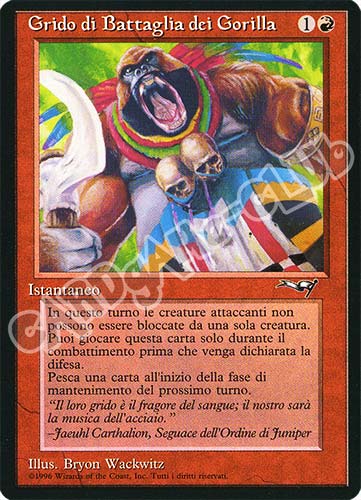 Grido di Battaglia dei Gorilla comune (IT) -NEAR MINT-
