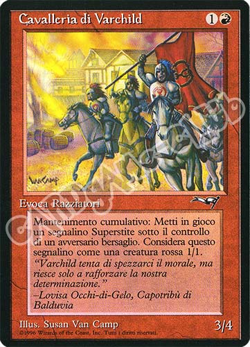 Cavalleria di Varchild rara (IT) -NEAR MINT-