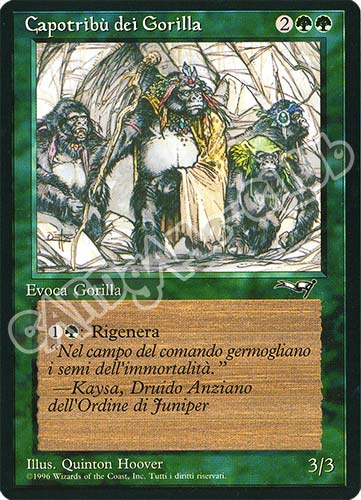 Capotribu' dei Gorilla comune (IT) -NEAR MINT-