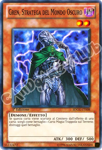 SDGU-IT008 Gren, Stratega del Mondo Oscuro comune 1a Edizione (IT) -NEAR MINT-