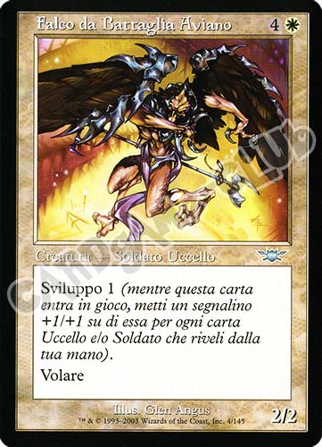 004 / 145 Falco da Battaglia Aviano non comune (IT) -NEAR MINT-