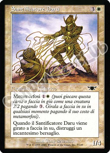 009 / 145 Santificatore Daru comune (IT) -NEAR MINT-