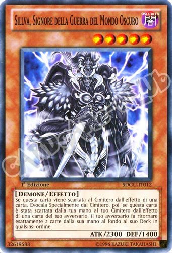 SDGU-IT012 Sillva, Signore della Guerra del Mondo Oscuro comune 1a Edizione (IT) -NEAR MINT-