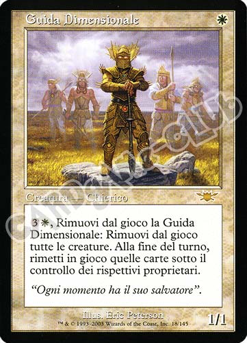 018 / 145 Guida Dimensionale rara (IT) -NEAR MINT-