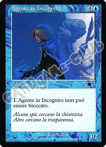 033 / 145 Agente in Incognito comune (IT) -NEAR MINT-