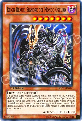 SDGU-IT014 Reign-Beaux, Signore del Mondo Oscuro comune 1a Edizione (IT) -NEAR MINT-