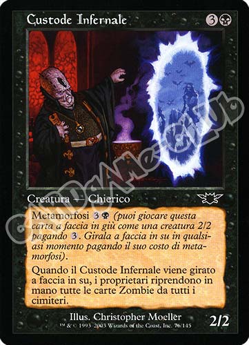076 / 145 Custode Infernale comune (IT) -NEAR MINT-