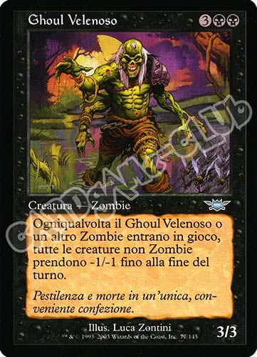 077 / 145 Ghoul Velenoso non comune (IT) -NEAR MINT-