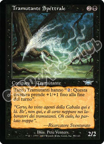 083 / 145 Tramutante Spettrale non comune (IT) -NEAR MINT-