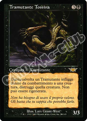 084 / 145 Tramutante Tossina rara (IT) -NEAR MINT-